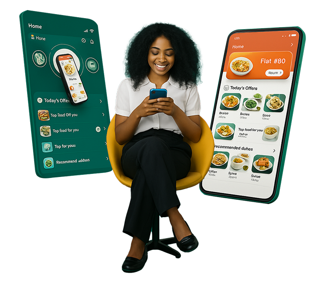 Customer App illustration